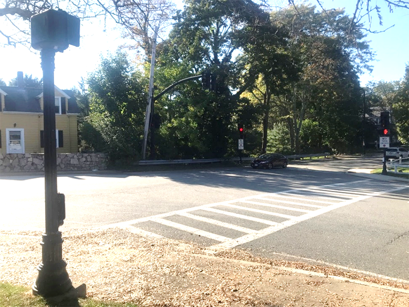 Figure 5 - View of Weston Road from the South Side of Linden Street at the T Intersection Figure 5 - View of Weston Road from the South Side of Linden Street at the T Intersection